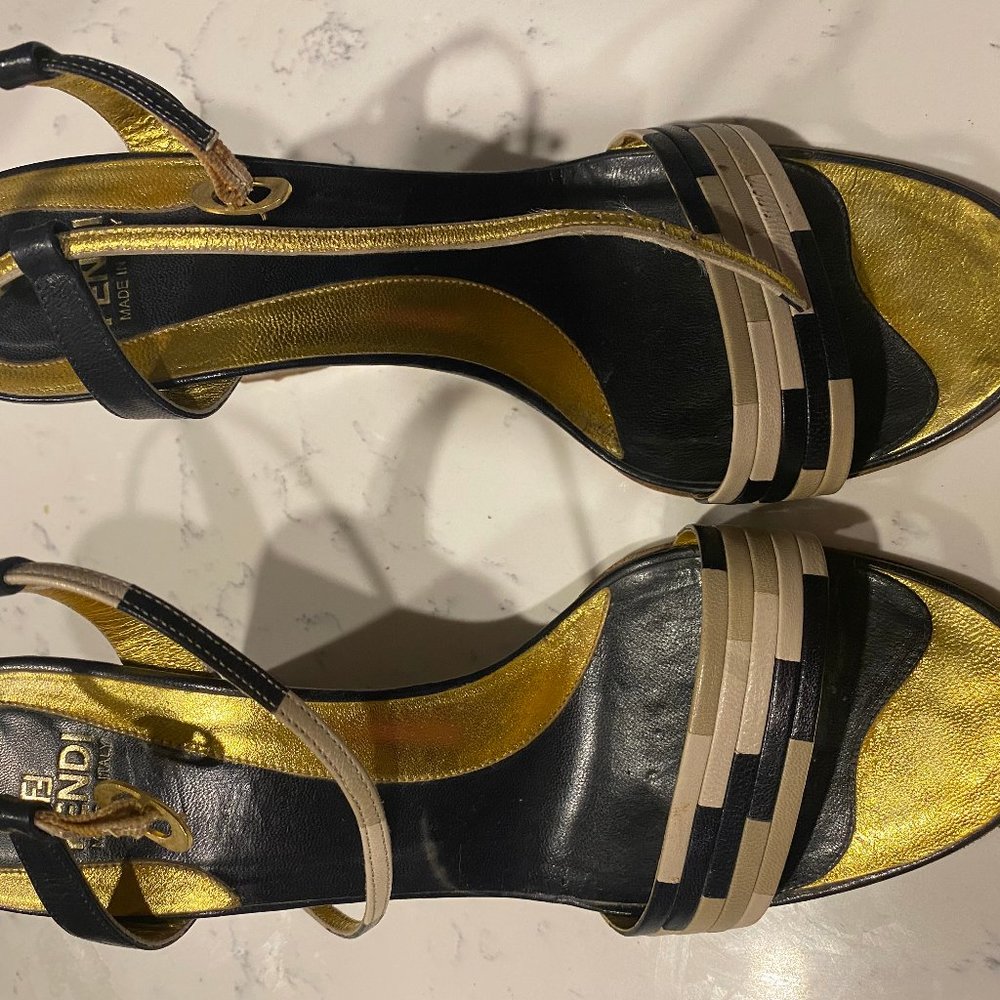 Fendi wedges in size 9